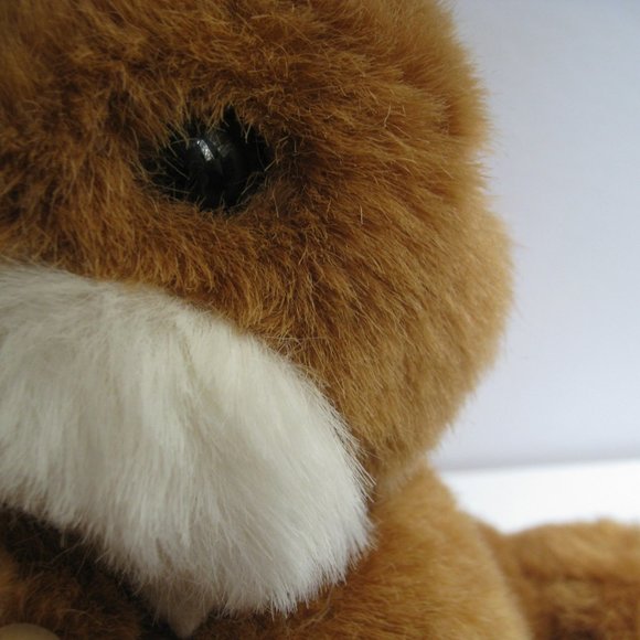 Vintage 1989 Easter Bunny Plush Gro-Well Ent Stuffed Animal With Tags - Picture 10 of 12